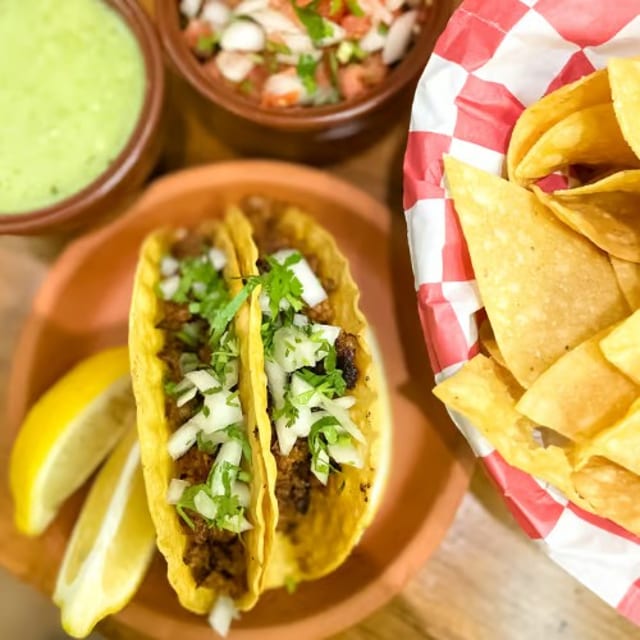 2 Chorizo Tacos.