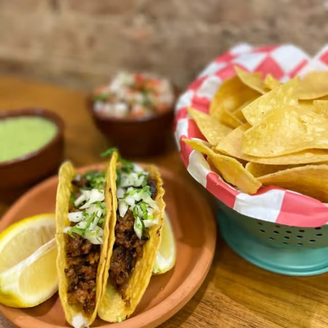 2 Steak Tacos.