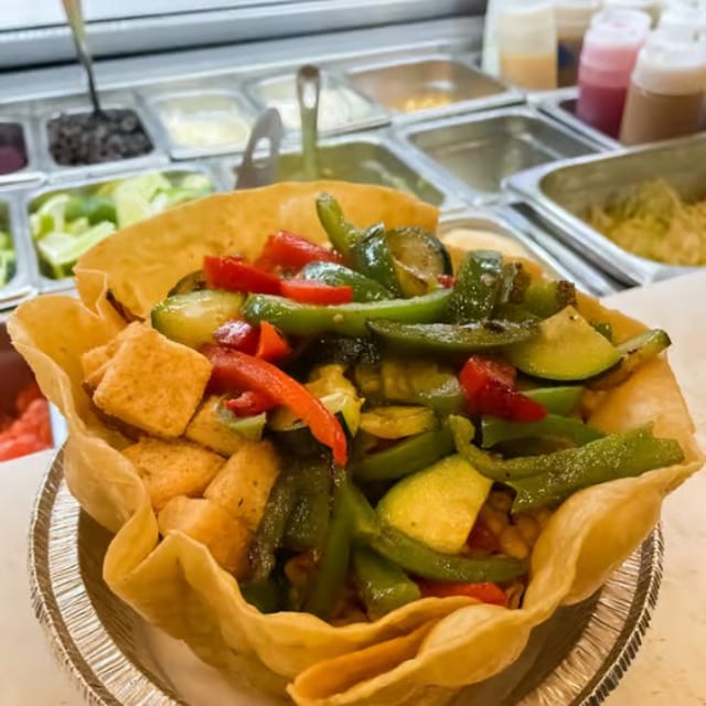 Carnitas Taco Bowl Salad.