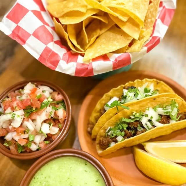 3 Steak Tacos.