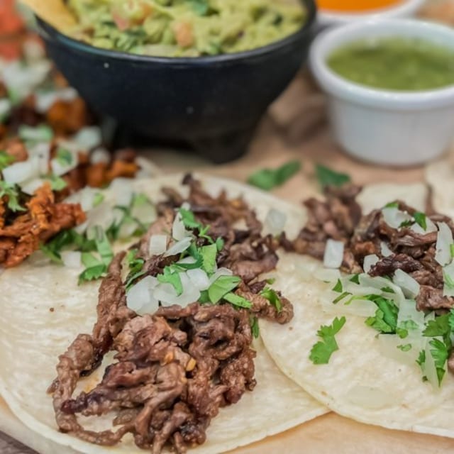 3 Chicken Tacos.
