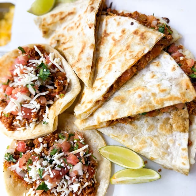 Vegan Quesadilla.