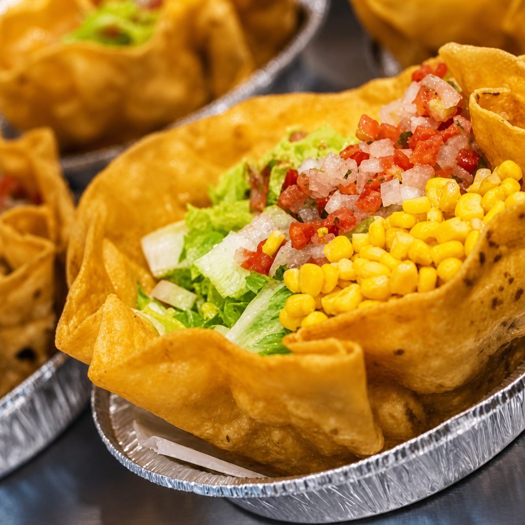 Tilapia Taco Bowl Salad.