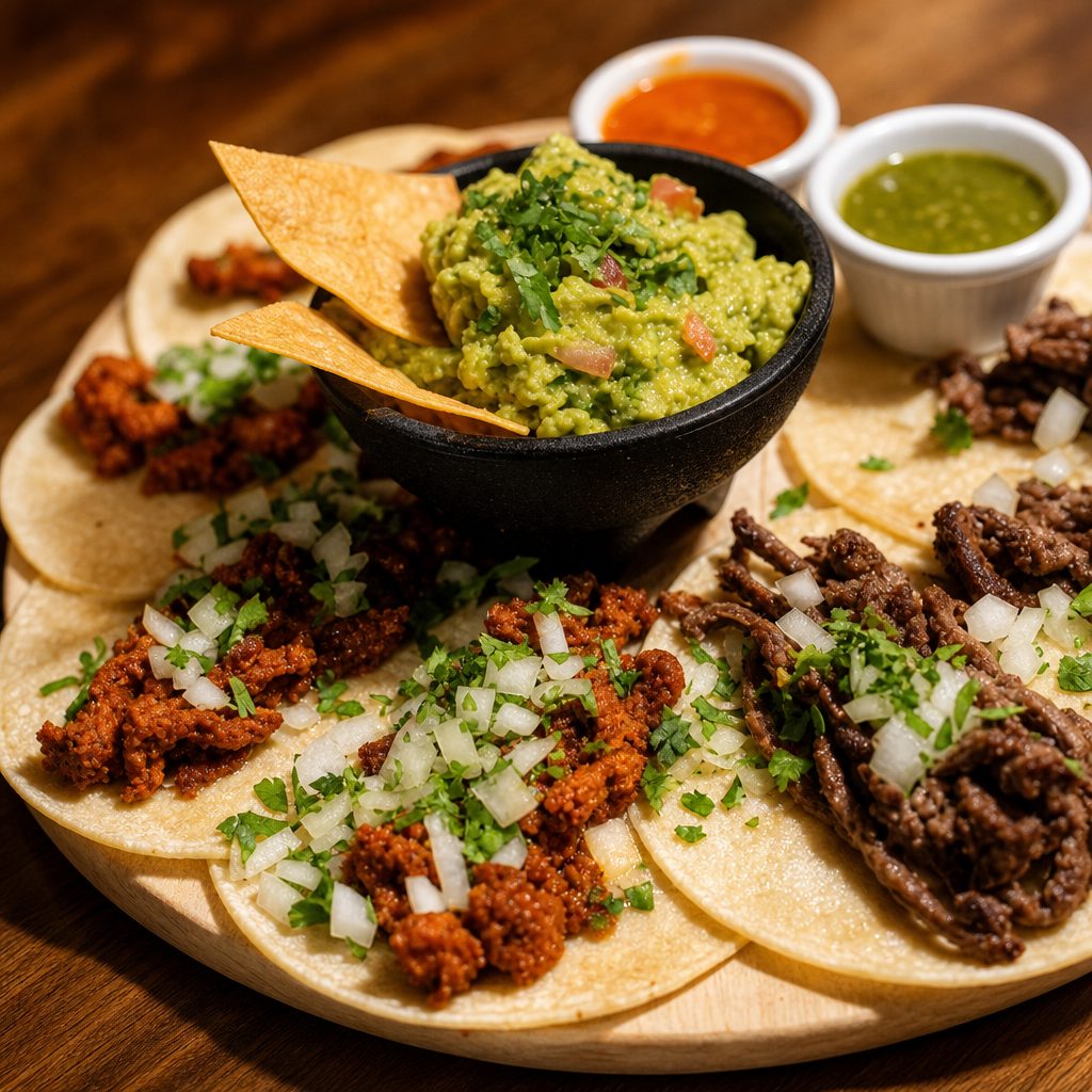 3 Chorizo Tacos.
