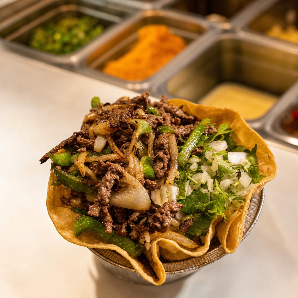Steak Taco Bowl.