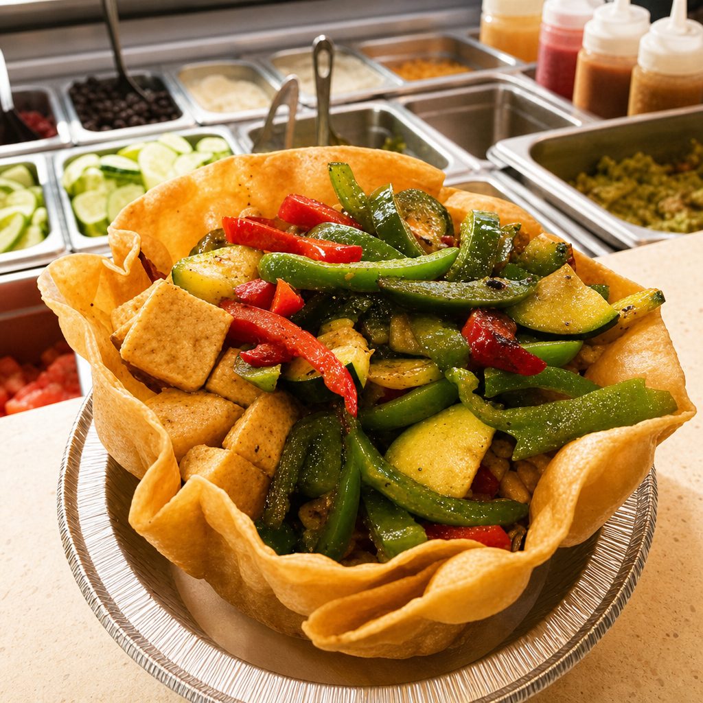 Steak Fajita Taco Bowl.
