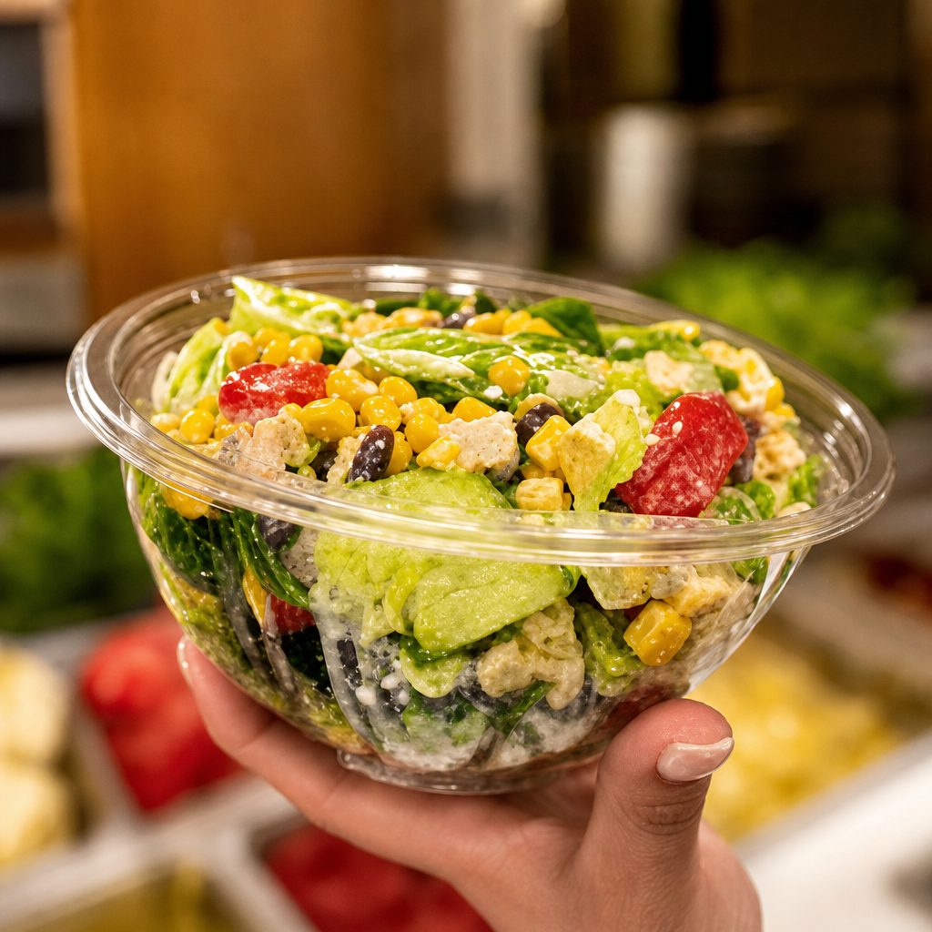 Salad with 6 Toppings.