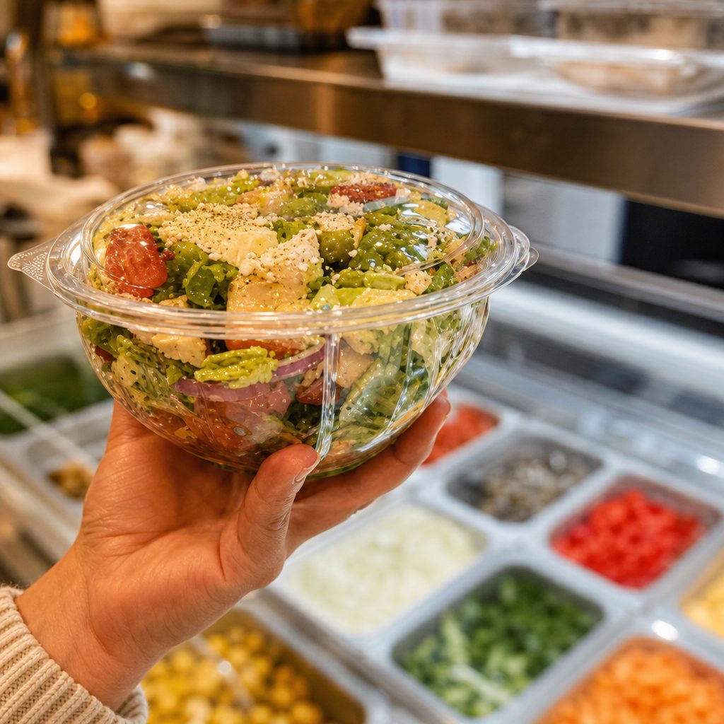 Salad with 8 Toppings.