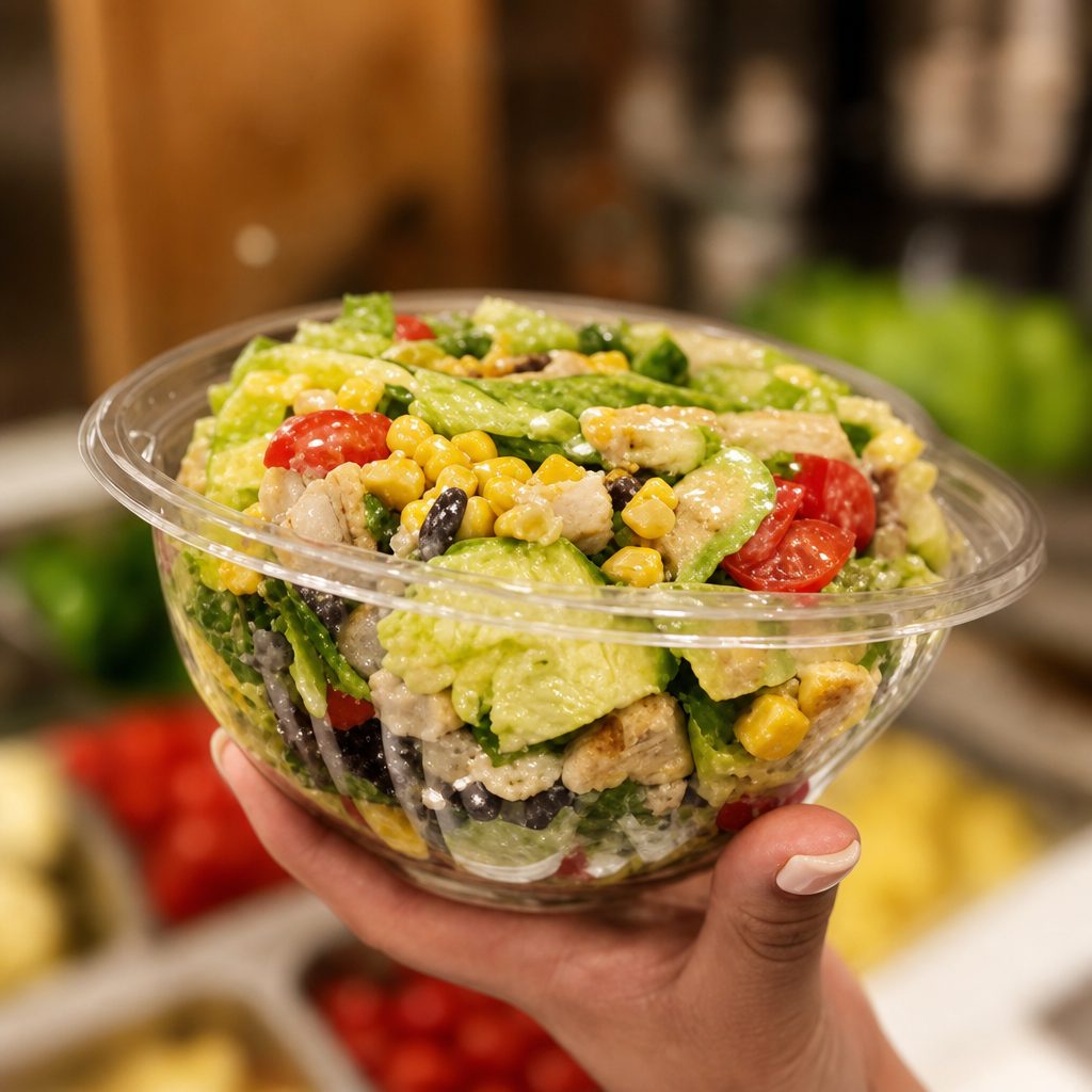 Salad with 4 Toppings.