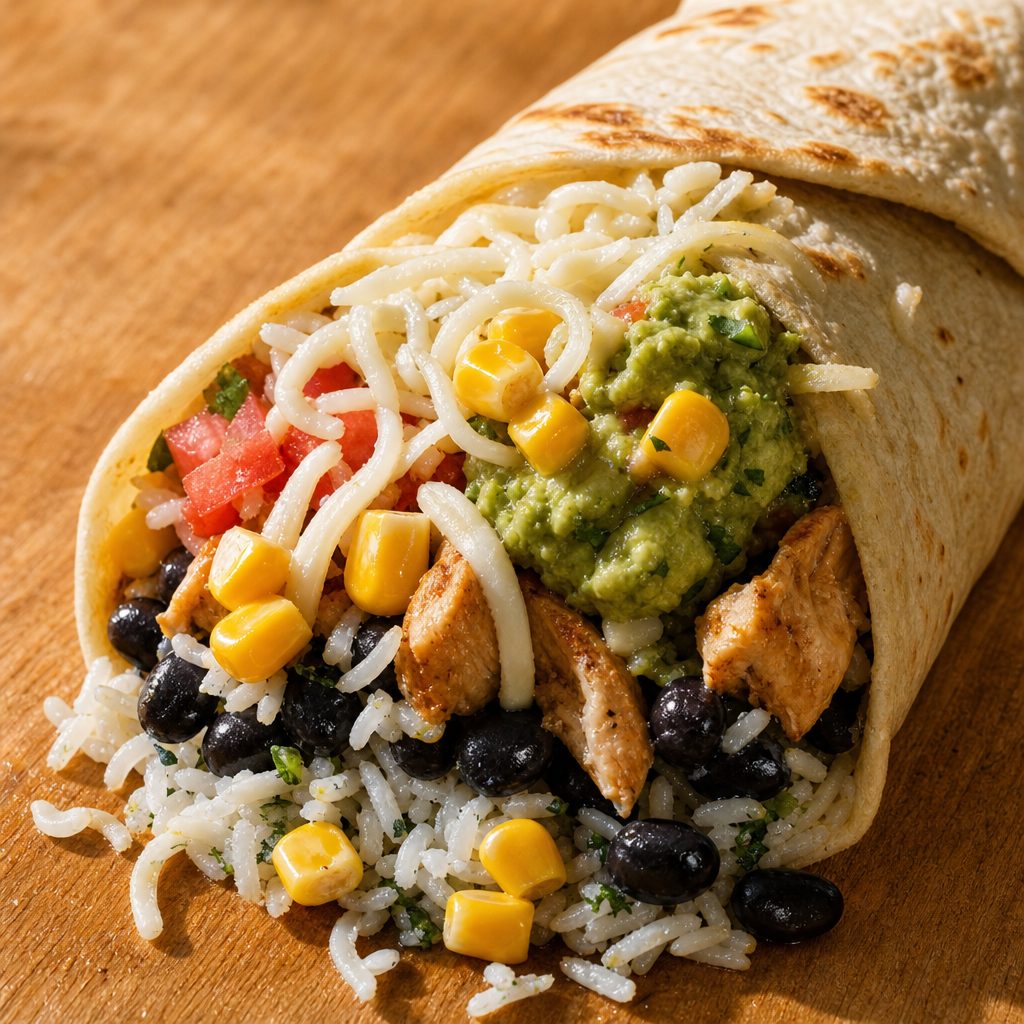 Steak Fajita Burrito.