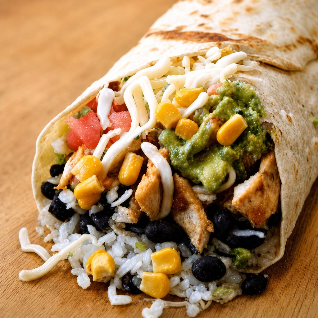Shrimp Burrito.