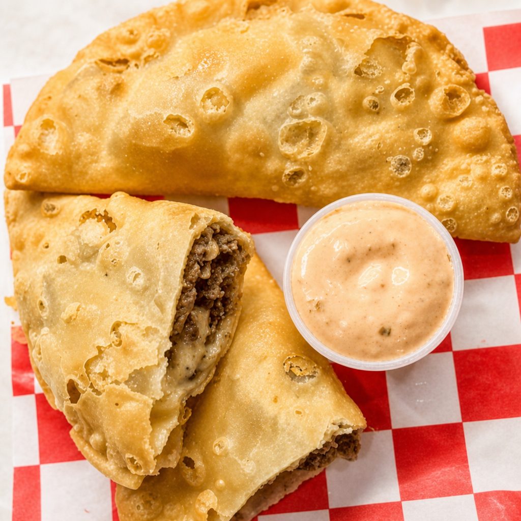 Pollo Y Queso Empanada.